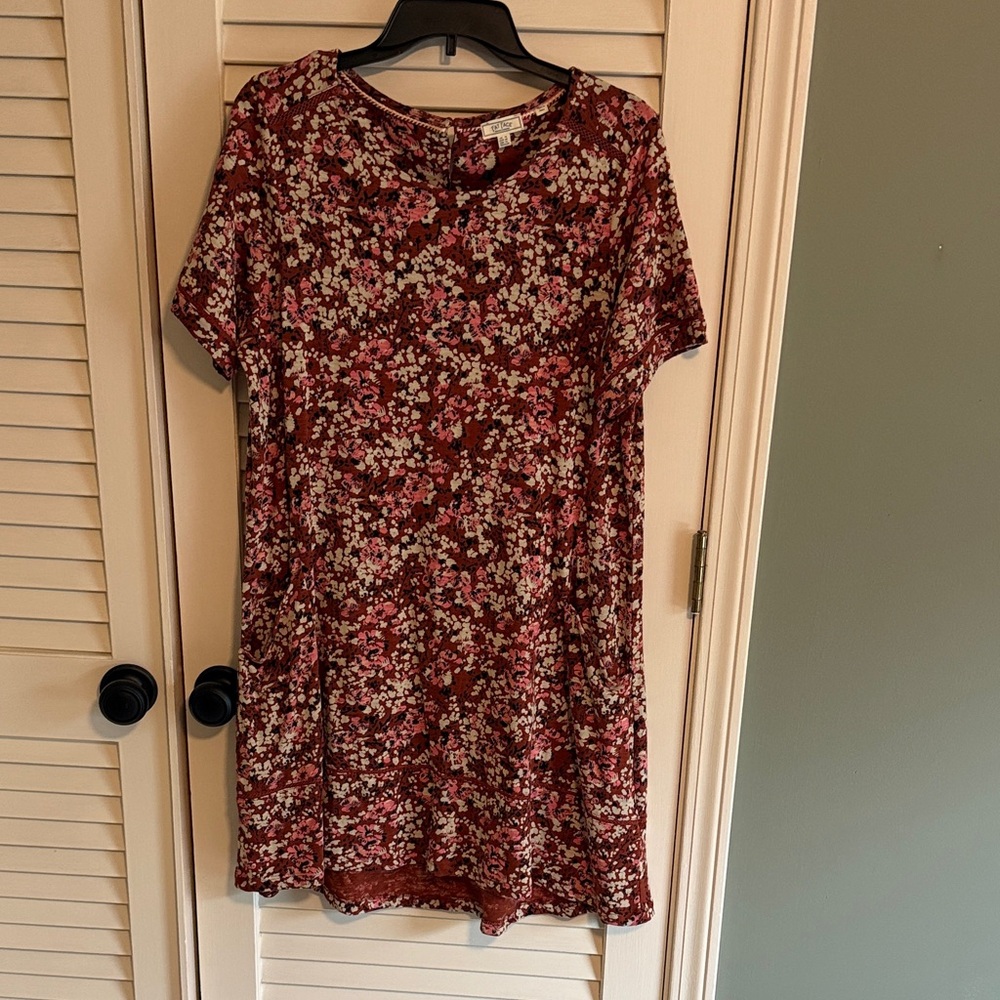 FatFace Simone T-Shirt Dress Floral